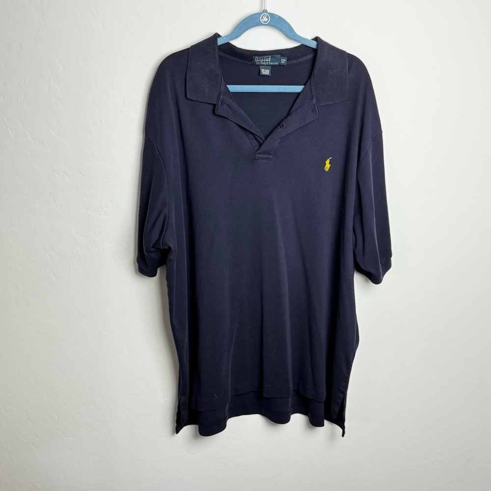 Polo Ralph Lauren Men's classic Navy Polo Shirt size 2XB classic preppy